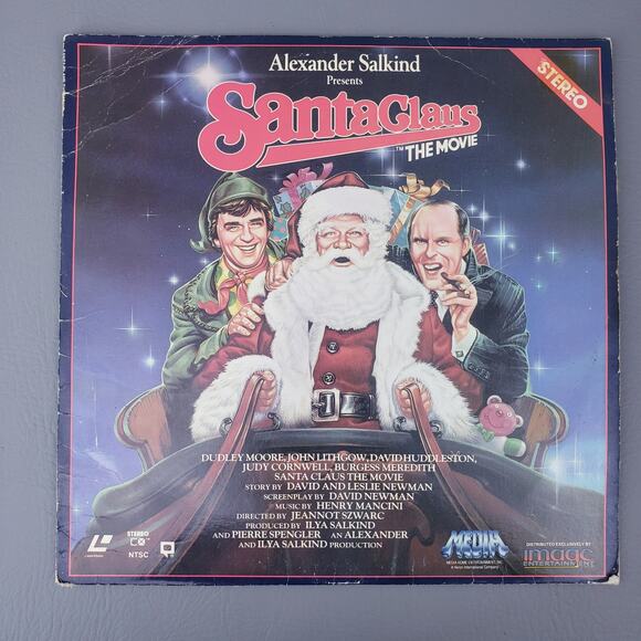 Laserdisc ~ SANTA CLAUS THE MOVIE Dudley Moore, John Lithgow 1985 - Picture 2 of 16